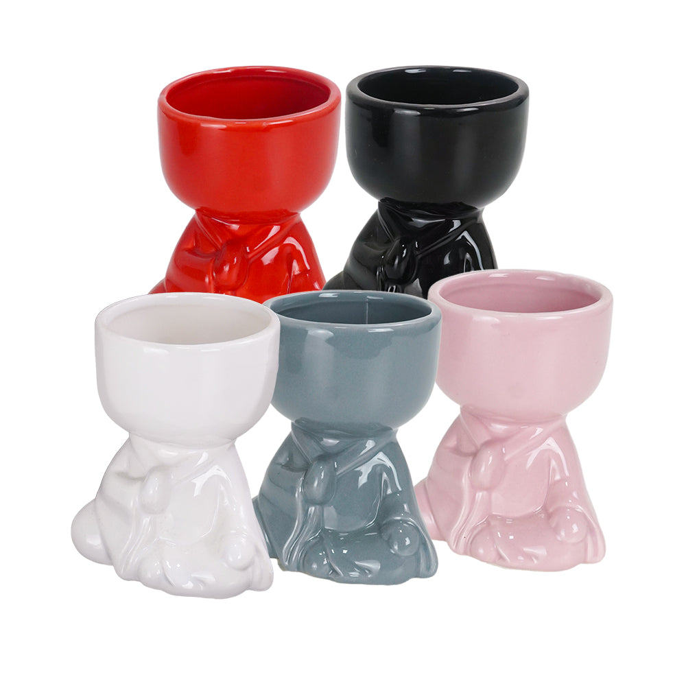 Enfeite de porcelana 8,5x7,5x10,5cm