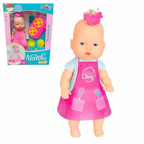 Boneca nicinha mini chef