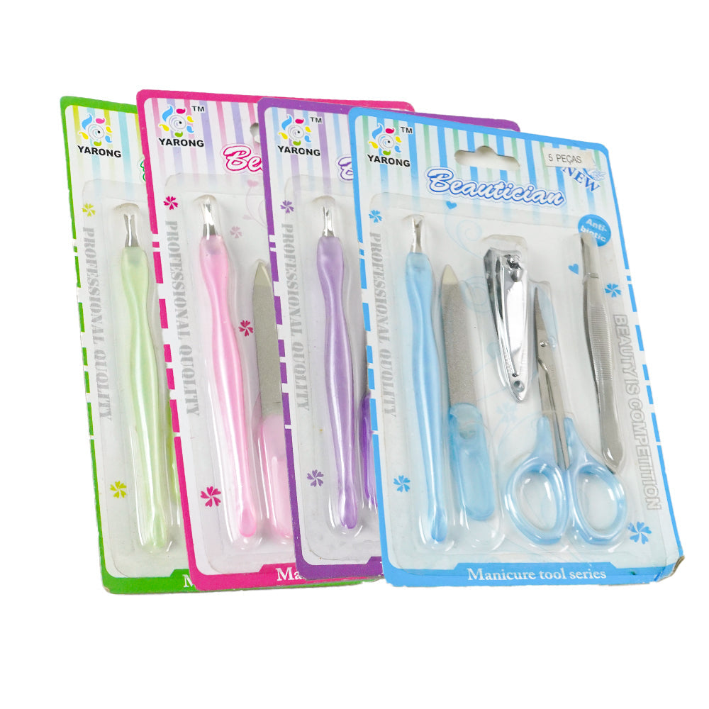 Utensílios para manicure c/5peças
