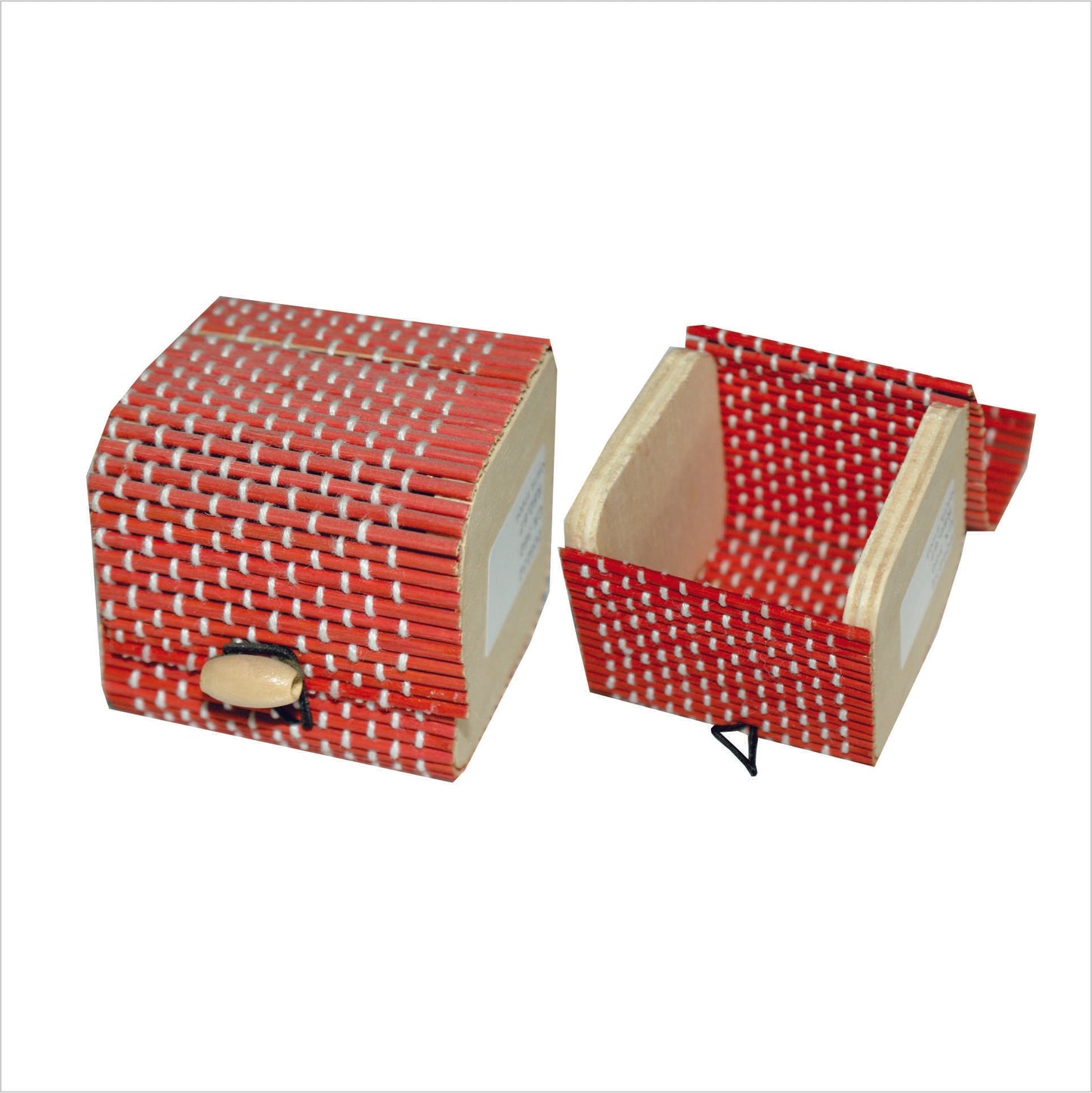 Porta jóia de bambu unidade