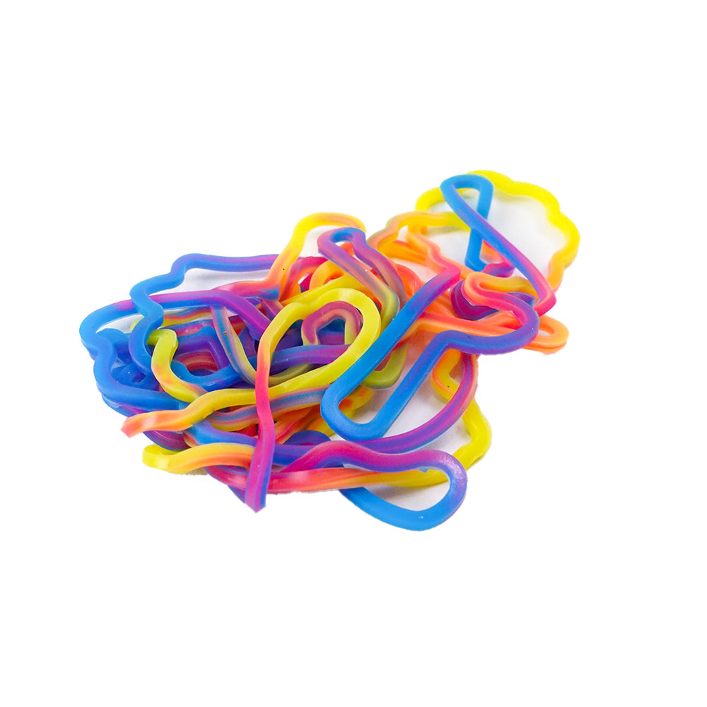 Elástico com formatos sortidos pacote c/ 120u