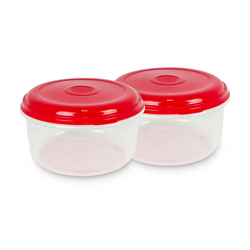 Conjunto pote redondo Giplas 1L 2 peças