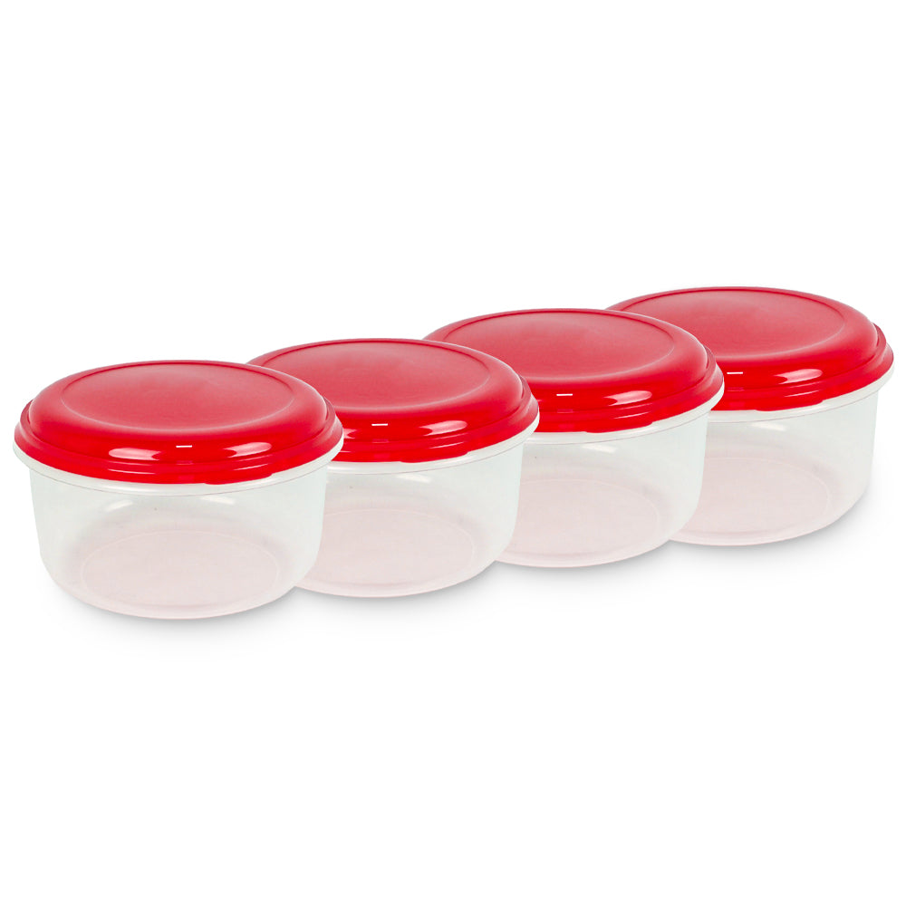 Conjunto pote redondo Giplas 400 ml 4 peças
