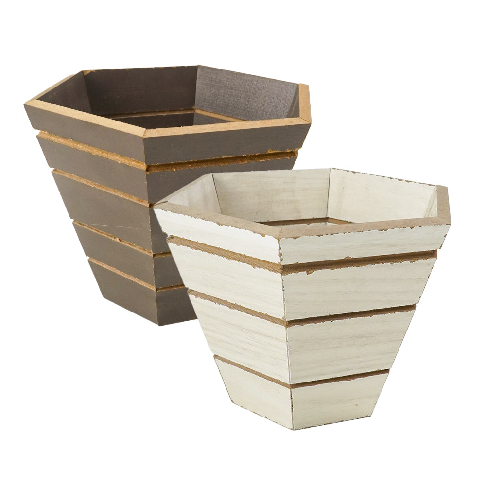 Cachepo sextavado 11cm