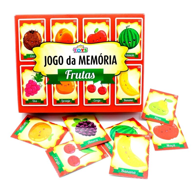 Jogo da memória frutas