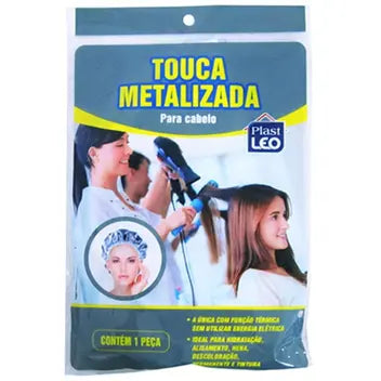 touca metalizada térmica com manta