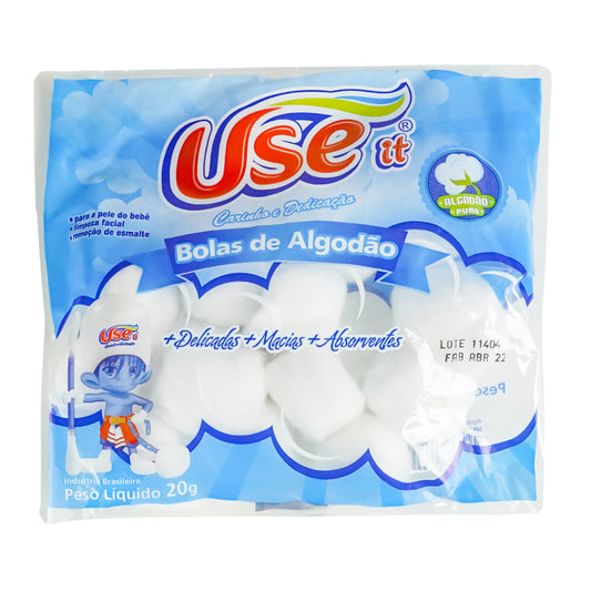 Bolas de algodão