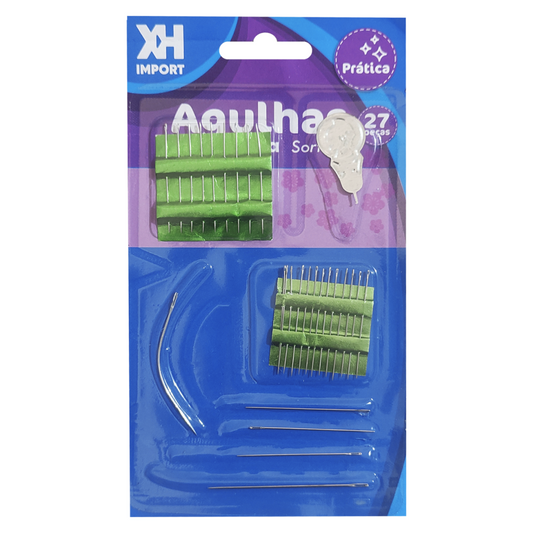 kit agulha de costura 27 pçs