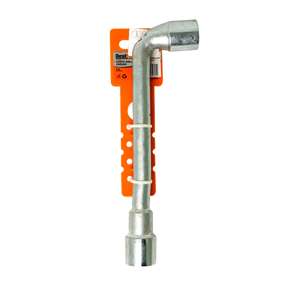 Chave vazada aço carbono 19 bestfer