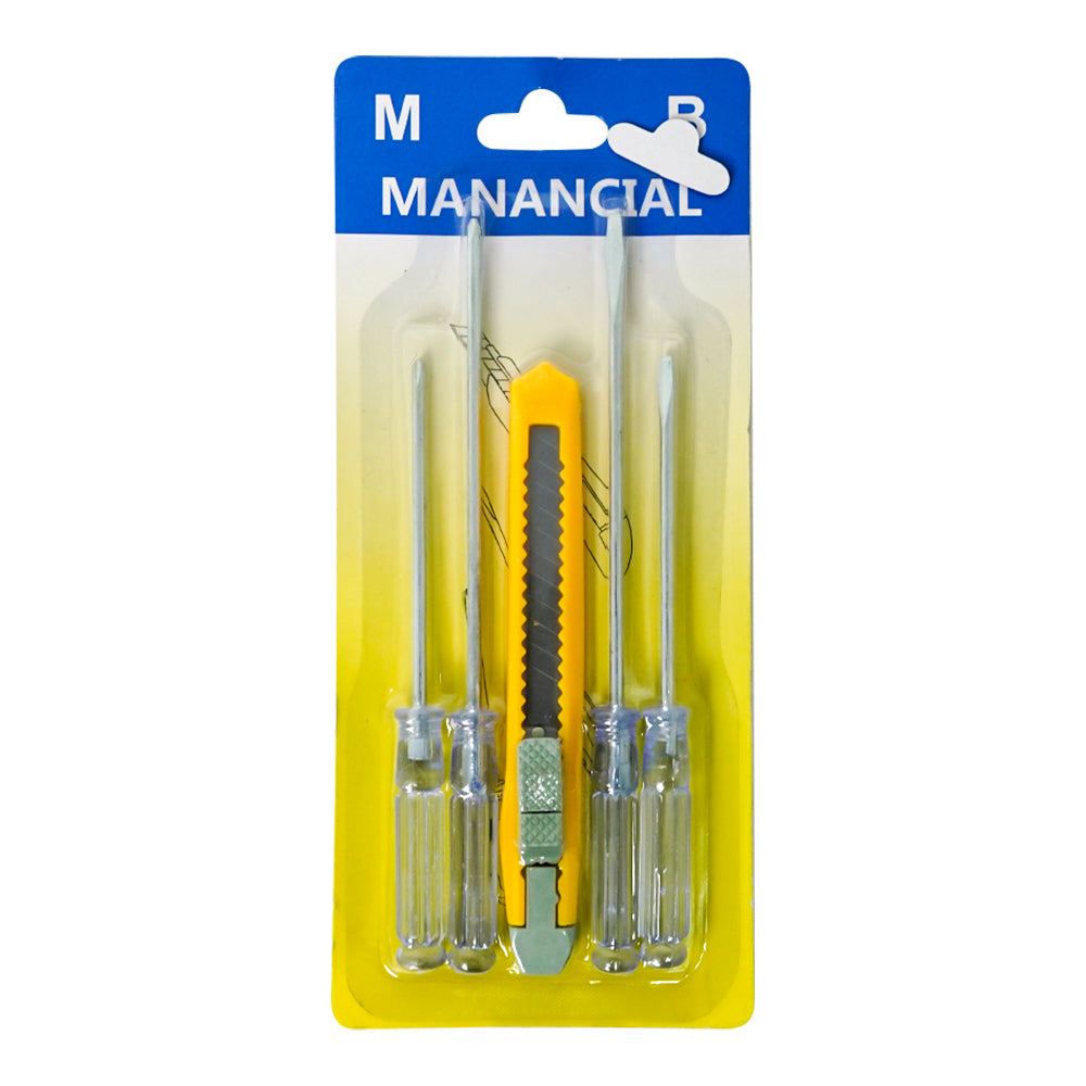 Kit estilete c/5 manancial