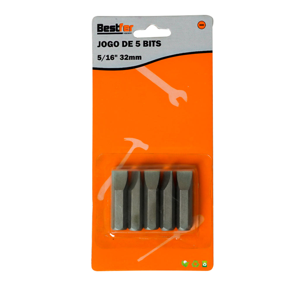 Kit de 5 bits 5/16" 32mm bestfer