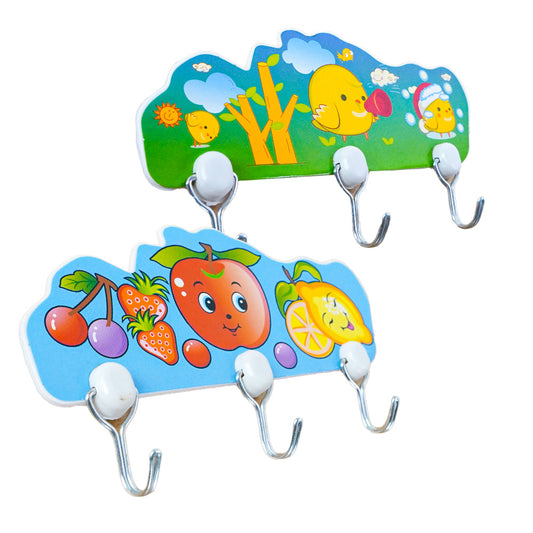 Cabide de plástico c/adesivo 16x6cm