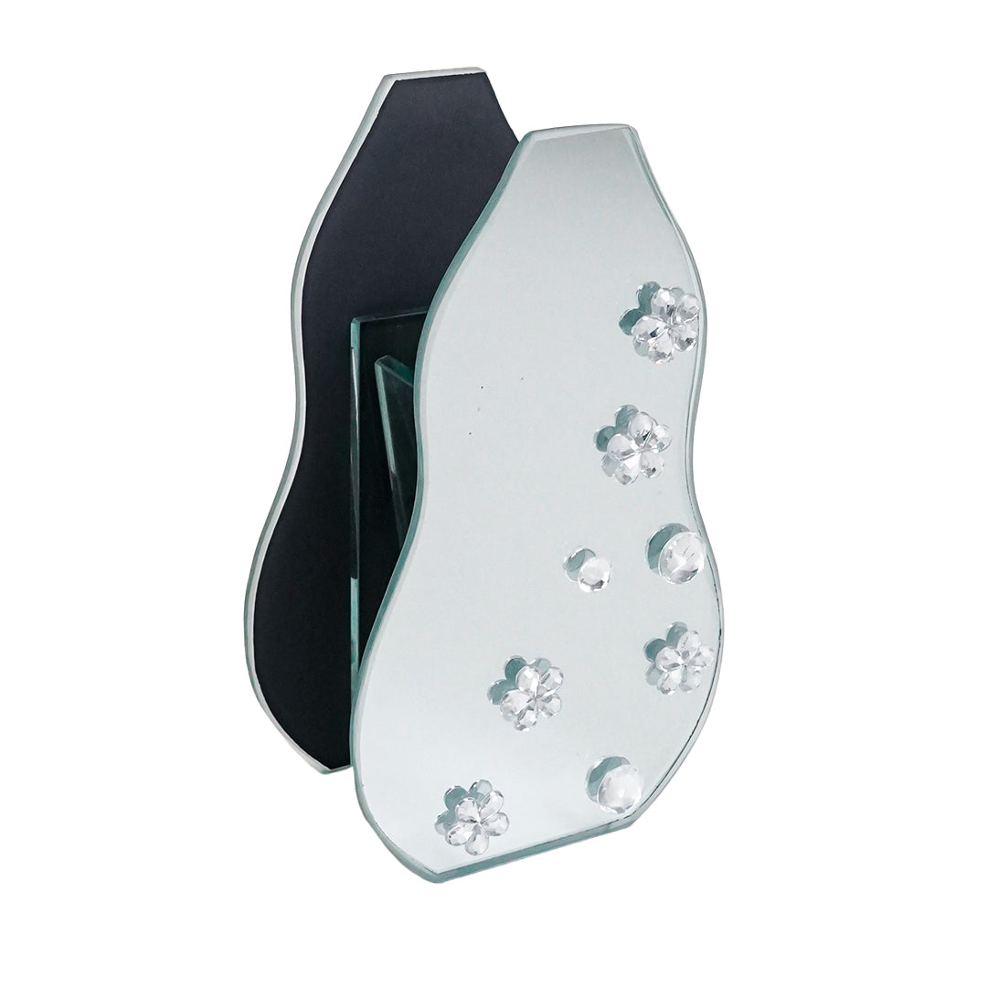 Vaso de vidro decorativo para planta