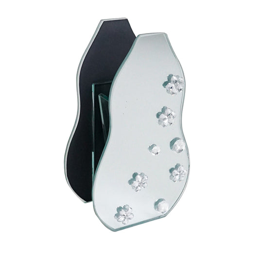 Vaso de vidro decorativo para planta