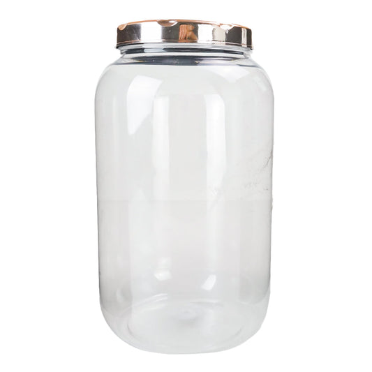 Pote Transparente Tampa Rose Gold 3,6L